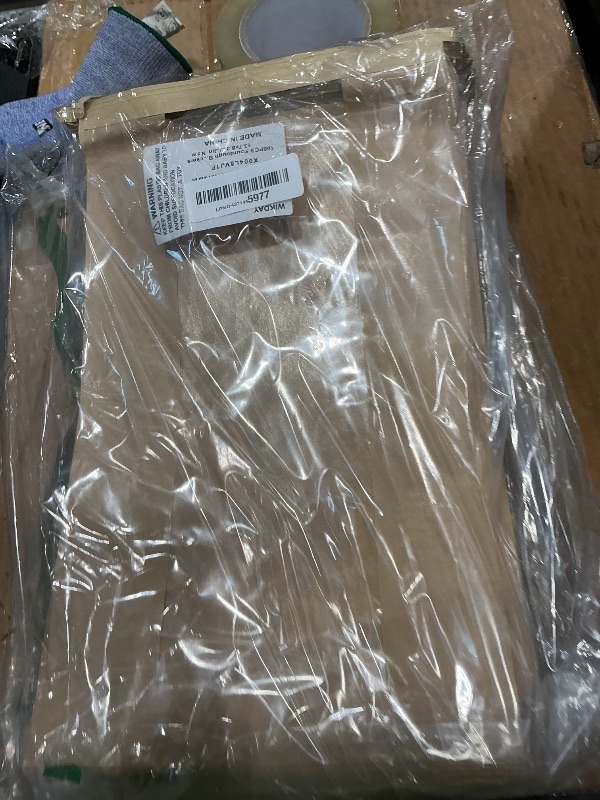 Photo 1 of 100PCS Sourdough Bread Bags for Homemade Bread Tin Tie Tab Lock Paper Large Bakery Bags with Window for Baked Food Packaging Storage Gift Giving Includes 100PCS Label Seal Stickers 13.7x8.3x3.5in