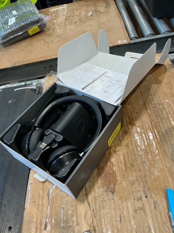 Photo 1 of (Upgraded Version) Wireless Headset, Bluetooth Headset with Noise Cancelling Microphone, Best Headphones with Mic Mute & USB Dongle for PC/Computer/Laptop/Cell Phones/Remote Work/Call Center