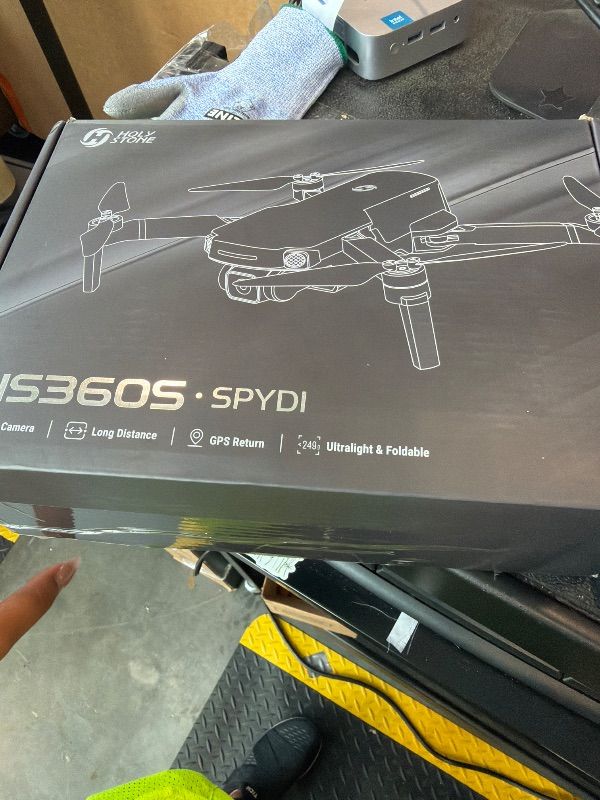 Photo 1 of **UNTESTED**
Holy Stone GPS Drone with 4K UHD Camera for Adults Beginner; HS360S 249g Foldable FPV RC Quadcopter with 10000 Feet Control Range, Brushless Motor, Follow Me, Smart Return Home, 5G Transmission