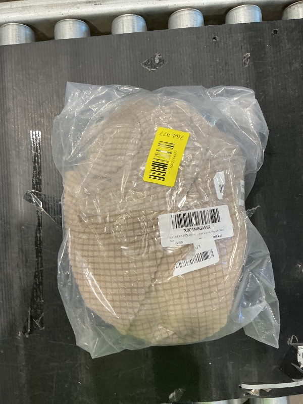 Photo 1 of **MAJOR DAMAGE**
H.VERSAILTEX Velvet Stretch Individual Chaise Cover Sectional Couch Covers for L Shaped Sofa Both Left/Right Furniture Protector Seat Cushion Sofa Cover (1 Piece Chaise Cover, French Oak)