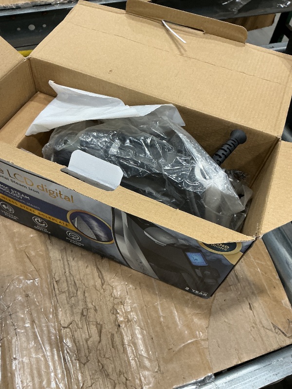 Photo 1 of **Untested**
BLACK+DECKER Allure Digital Professional Steam Iron, D3060, 30% More Steam, Percison Tip, Stianless Steel Soleplate, Vertical Steam Fuction