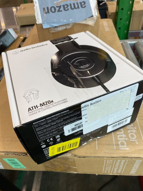 Photo 1 of **UNTESTED**
Audio-Technica ATH-M20x Professional Studio Monitor Headphones, Black