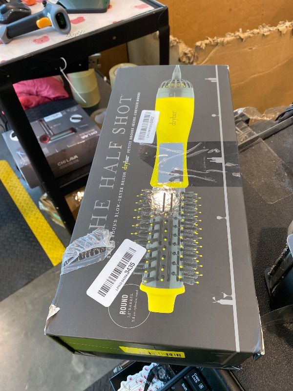 Photo 1 of **UNTESTED**
Drybar Half Shot Small Round Blow-Dryer Brush, Smooth, Shiny Hair with Volume and Less Frizz, Salon Styling Brush for Faster Blowouts