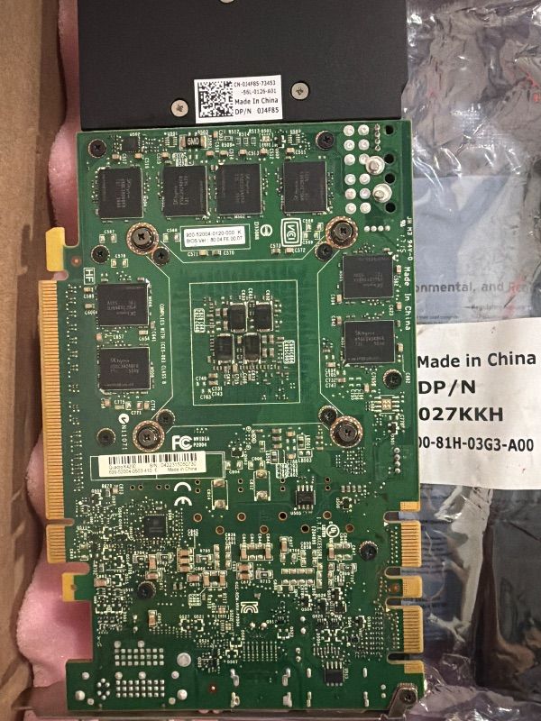 Photo 1 of *UNTESTED**
NVIDIA Graphics Cards VCQK4200-PB