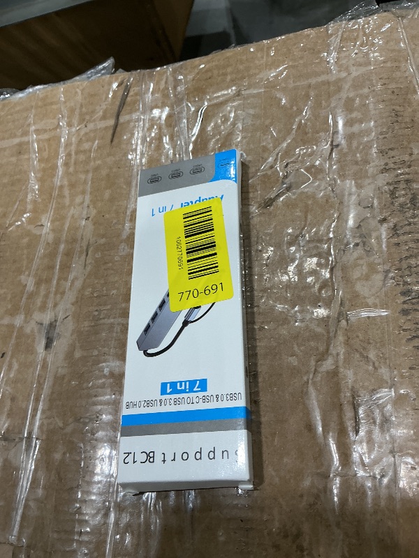Photo 1 of ?Upgrade? USB C/USB Hub, BERLAT Aluminum 7 in 1 USB C & USB Hub with USB 3.0, USB 2.0 Ports for PC/Laptops/MacBook Pro/Air/iMac/iPad and More Devices