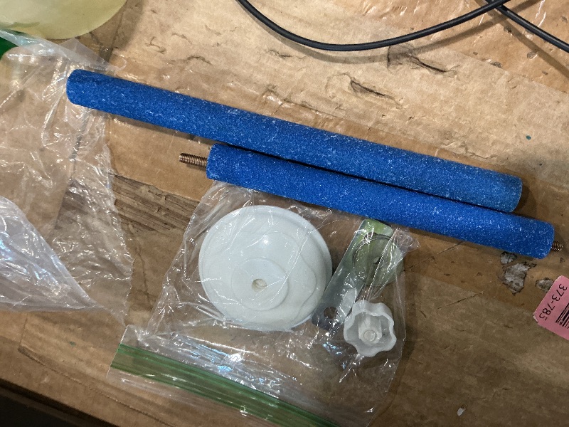 Photo 1 of 0.8x7.8" Bird Paw Grinding Stick Parrot LoveBird Parakeet Cockatiel Perch Stand, Blue 2 Pack