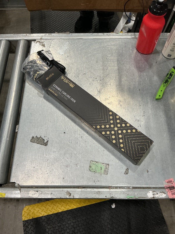 Photo 1 of 1.25 Inch Oval Curling Iron with Clamp, 6-Level Dial Temp Control 180–450?, Tourmaline Ceramic, Fast PTC Heating, 100–240V Dual Voltage Long Barrel Curler