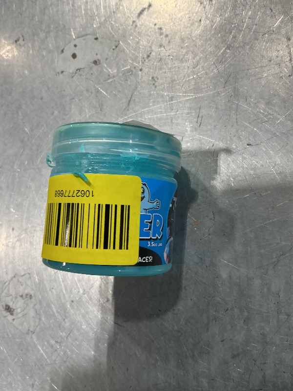Photo 1 of **USED - MINOR DAMAGE**
Gunk Getter, Cleaning Gel for Those Hard to Reach Places, Automotive Cup Holder Electronic Keyboard Office, Slime Gel Cleaner Dust Crumb Removal (Jar, Blue, 3.5oz)