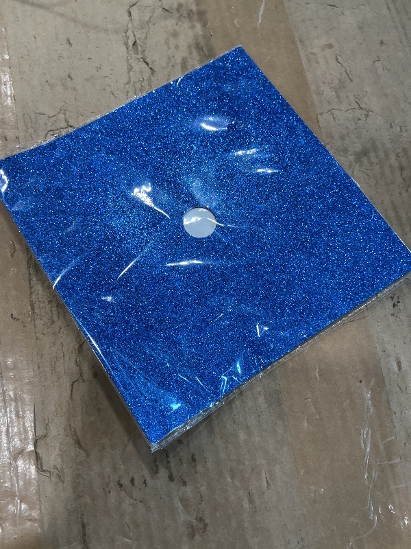 Photo 1 of *MISSING PARTS*
Glitter Heavyweight Premium Construction Paper for Grad Caps, 5 Sheets, DIY Grad Cap Decorations (Blue)