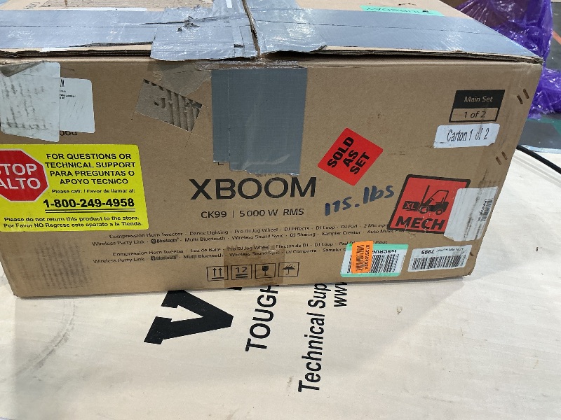 Photo 1 of ***UNKNOWN MISSING PARTS**LG CK99 5000W LOUDR Hi-Fi Entertainment System with Karaoke Creator (2018)