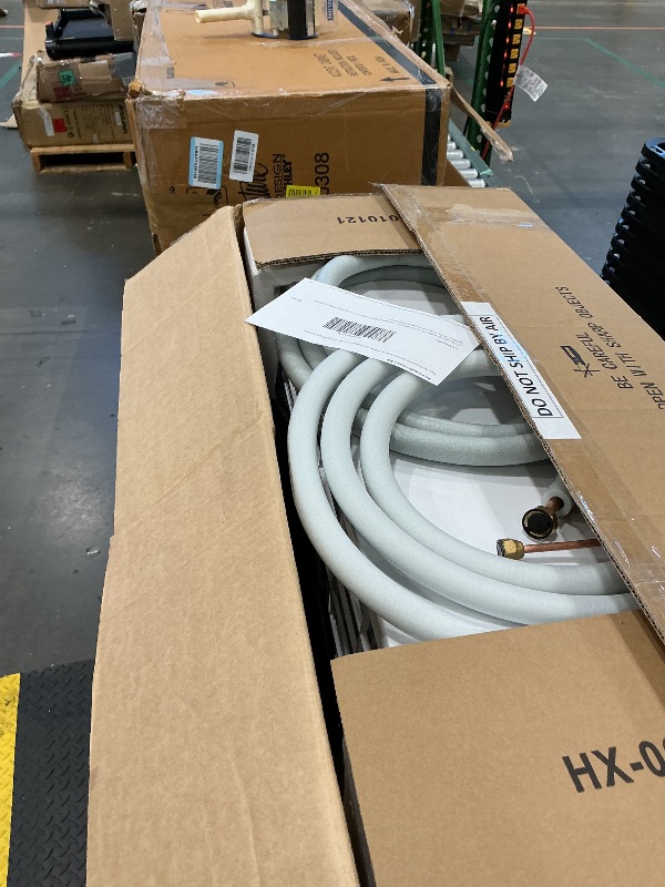 Photo 1 of *PARTIAL SET - See Clerk Notes*
19 SEER2 Ultra-Quiet Mini Split AC | 9000 BTU 3-in-1 Cooling/Heating/Dehumidifier | 115V Inverter Heat Pump | 42dB Whisper Operation | 10ft Pre-Charged Line Set | White Modern Design