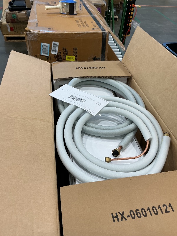 Photo 1 of *PARTIAL SET - See Clerk Notes*
19 SEER2 Ultra-Quiet Mini Split AC | 9000 BTU 3-in-1 Cooling/Heating/Dehumidifier | 115V Inverter Heat Pump | 42dB Whisper Operation | 10ft Pre-Charged Line Set | White Modern Design