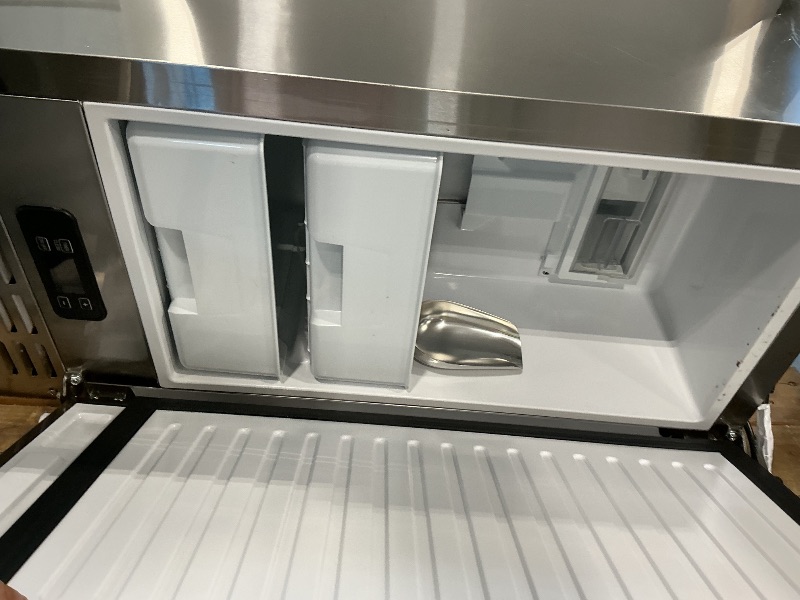 Photo 1 of ***UPDATED 6/13*** Electactic Nugget Ice Maker Machine, Under Counter Ice Machine,Stainless Steel Built-in Freestanding Ice Maker,66Lbs/Day,LCD Panel/Self-Clean/24H Timer,for Home Kitchen Office Bar Party
