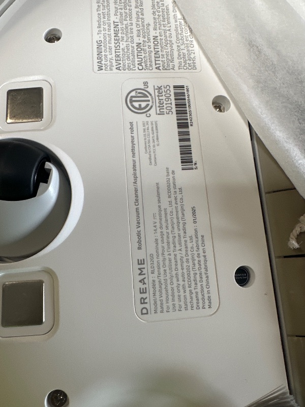 Photo 1 of *** UPDATED 5/17*** DREAME X60 Max Ultra Complete Robot Vacuum and Mop, Ultra-Thin Design, 35,000Pa Suction, Self Emptying&Refilling, Mop Self-Cleaning, 280+ Obstacle Avoidance, White


ALL SALES FINAL  AS IS NO RETURNS