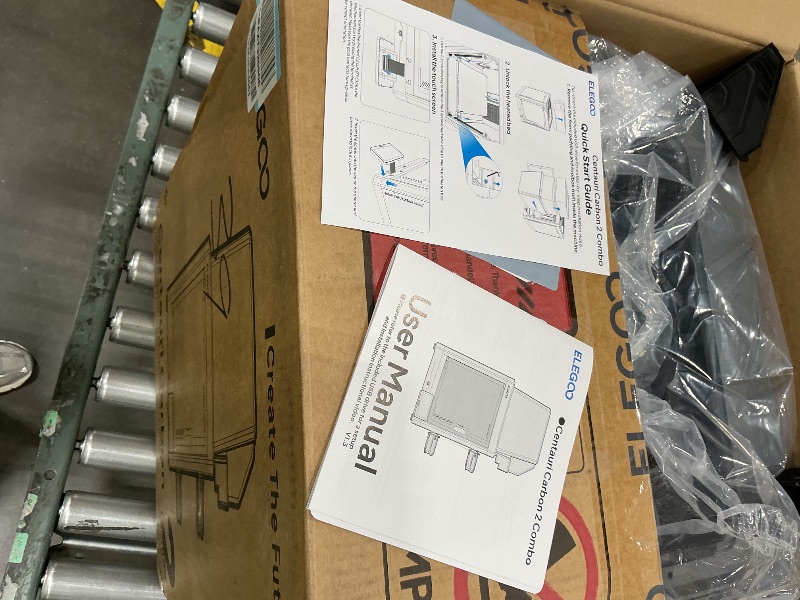 Photo 1 of ***UPDATED 5/17***FINAL SALE NO RETURNS *** ELEGOO Centauri Carbon 2 Combo Multi Color 3D Printer, CoreXY 500mm/s High Speed Multicolor Printing with Canvas, 1-Click Full Auto Leveling and 350°C High-Temp Nozzle, 256x256x256mm Build Volume