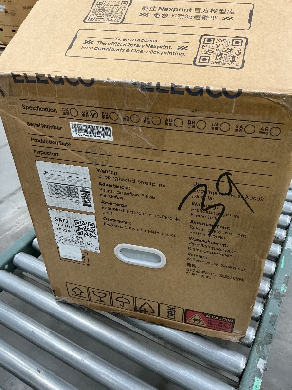 Photo 1 of ***UPDATED 5/17***FINAL SALE NO RETURNS *** ELEGOO Centauri Carbon 2 Combo Multi Color 3D Printer, CoreXY 500mm/s High Speed Multicolor Printing with Canvas, 1-Click Full Auto Leveling and 350°C High-Temp Nozzle, 256x256x256mm Build Volume