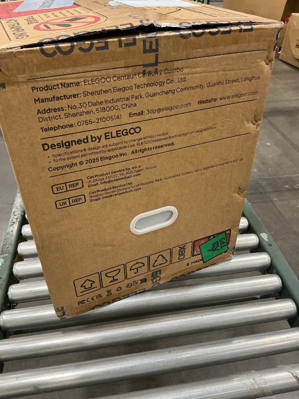 Photo 1 of ***UPDATED 5/17***FINAL SALE NO RETURNS *** ELEGOO Centauri Carbon 2 Combo Multi Color 3D Printer, CoreXY 500mm/s High Speed Multicolor Printing with Canvas, 1-Click Full Auto Leveling and 350°C High-Temp Nozzle, 256x256x256mm Build Volume