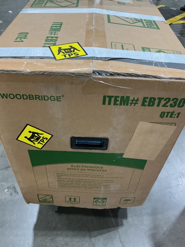 Photo 1 of ***UPDATED 5/15*** WOODBRIDGE Smart Toilet, Auto Open & Close, Auto Flush, Foot Sensor, Cleaning Foam Dispenser, Heated Seat and Chair Height Design, EBT230