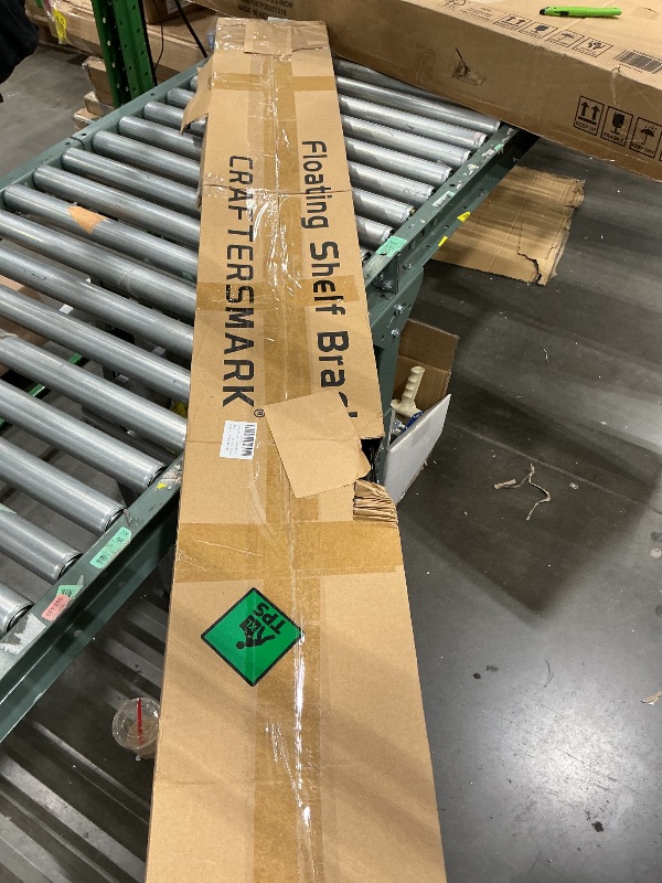 Photo 1 of 1 Pack Large Shelf Brackets Long Floating Shelf Bracket Invisible Floating Shelf Hardware Heavy Duty Floating Mantel Brackets(70"X6"X1.5" with Tools)