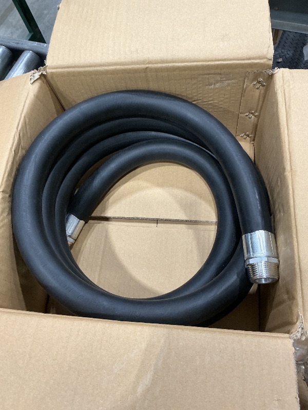 Photo 1 of 1 Inch NPT Fuel Transfer Hose - 10FT Farm Hose for Diesel, Gasoline, Kerosene & Biodiesel - Efficient 10 Feet Pump Tank Tube for Fuel Transfer