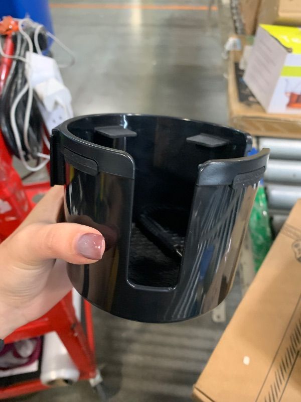 Photo 1 of ***MISSING PARTS*** SEE PICTURE** TYKOR Car Cup Holder Expander, Cup Holder Extender Adapter for Car with Adjustable Base, Fits YETI 24/36/46oz, HydroFlask 32/40oz, Large Water Bottles in 2.7"-4.2" (16-46 OZ)