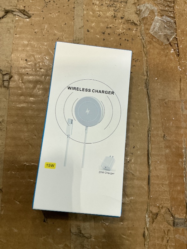 Photo 1 of [Apple MFi Certified]Magnetic Wireless Charger Apple Mag Safe Charger,15W 6FT Fast Wireless Charging Pad for AppleiPhone 16 Pro Max/16 Pro/16 Plus/15 Pro Max/14/13/12/AirPods3/2/Pro/Pro2,Charging Pad