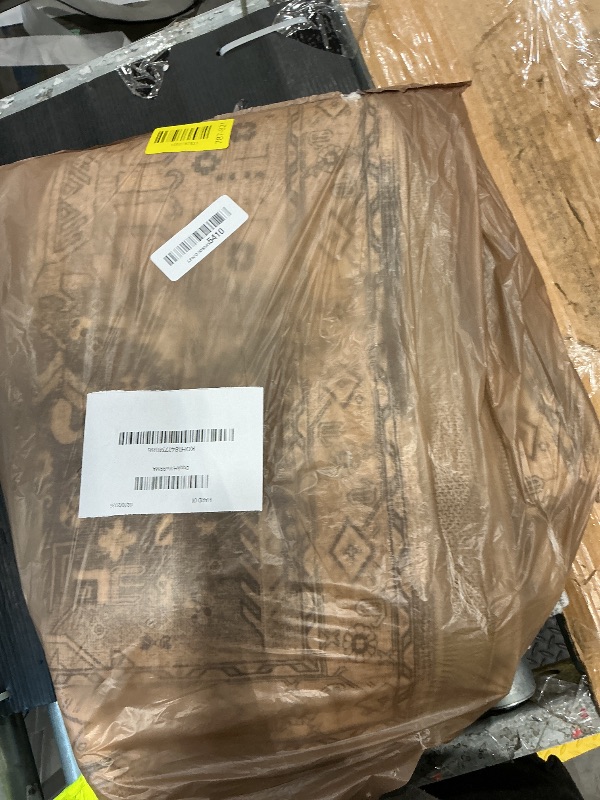 Photo 1 of **USED - MINOR DAMAGE**
Washable Kitchen 2x10 Runner Rug: Indoor Vintage Hallway Rugs Non-Slip Low Pile Carpet for Living Room Bedroom Stain Resistant Soft Thin Floor Decor Mat for Bathroom Entryway (Grey,2X10)