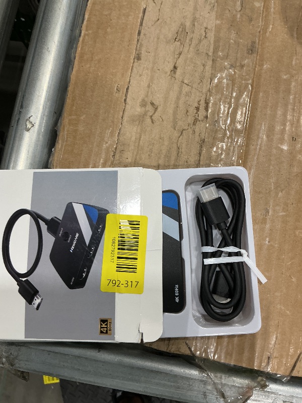Photo 1 of [Upgrade] HDMI Switch 3 in 1 Out, 4K@60Hz HDMI 2.0 Switch Splitter with 2.6FT Long HDMI Cable, 3-Port HDMI Switcher Selector, Supports 4K 30Hz 3D 1080P HDCP2.2 for PS5 Xbox DVD Player Fire Stick PC