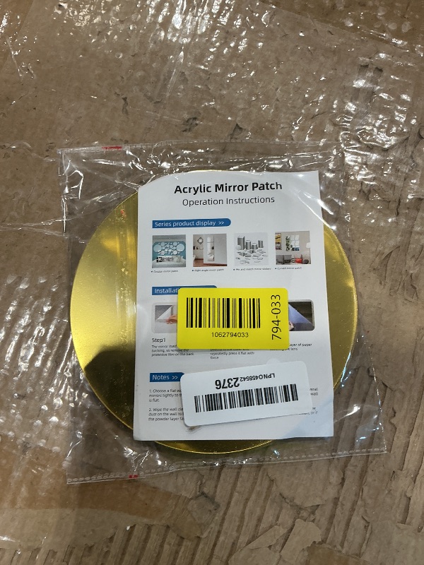 Photo 1 of 10PCS Gold Round Mirror Centerpieces for Tables Acrylic Circle Mirror Tray Candle Plate for DIY Craft Wedding Birthday Table Decorations Valentine Party Wall Decor (6inch/15cm)