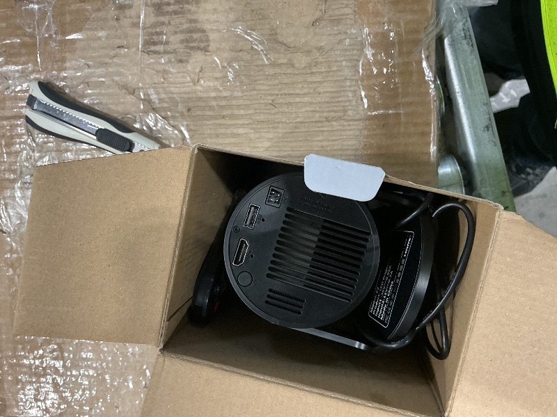 Photo 1 of [Built-in Apps & 2026 Upgraded] Mini Projector Support 4K 1080P Auto Keystone 180° Rotatable with WiFi 6 and Bluetooth 5.4, Projector Portable Compatibile with HDMI/TV Stick/Memory Stick/Laptop-Black