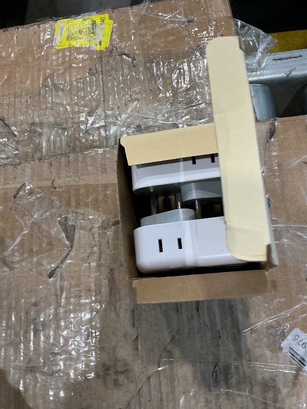 Photo 1 of India Plug Adapter 2 Pack, TESSAN Type D Travel Adapter with 4 Outlets 3 USB Charger (1 USB C Port), US to Indian Outlet Adaptor for USA to Bangladesh, India, Kuwait, Maldives
