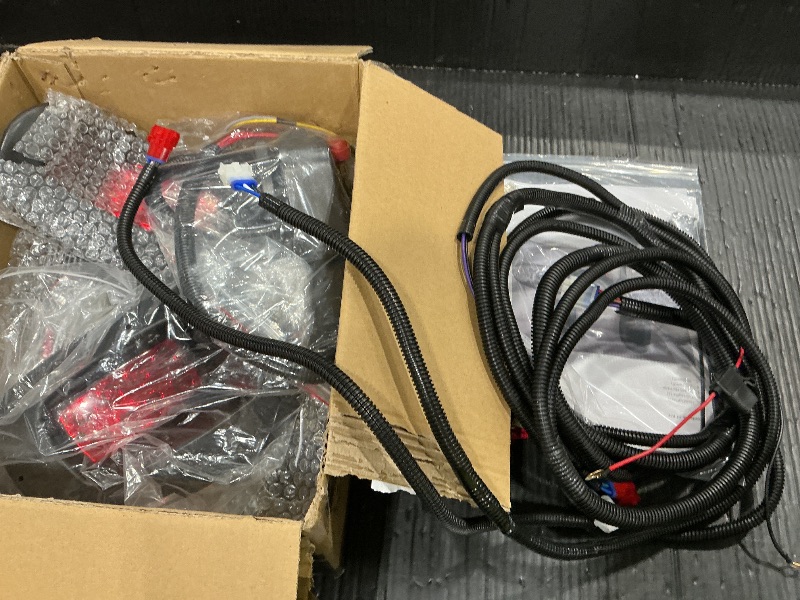 Photo 1 of 10L0L Golf Cart Headlights and Tail Light Kits for EZGO RXV 08-15 Gas & Electric Carts, 12V Street Legal Lights Kit With Turn Signal Wiring Harness (NOT Fit 2016+ RXV II)