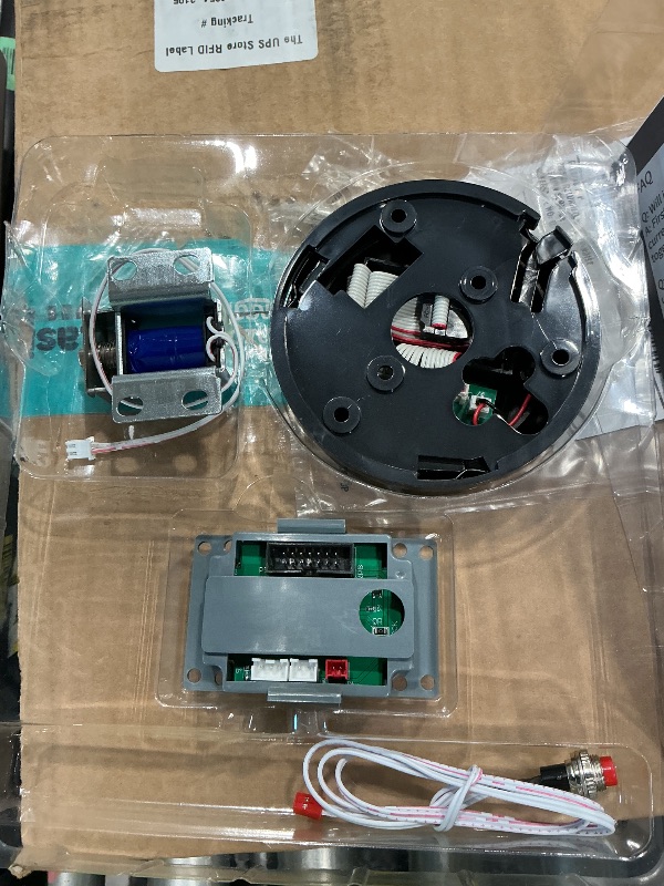 Photo 1 of **UNTESTED**
Electronic Safe Lock Replacement Keypad with Solenoid Lock, Gun Safe Lock with Programmable Electronic Keypad, Lock Fits High Security Safe Box and Security Cabinet