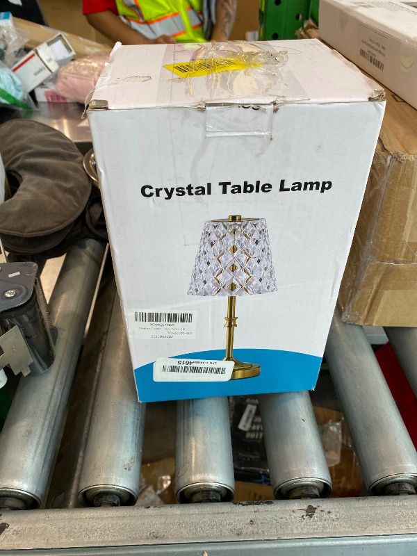 Photo 1 of **UNTESTED**
Gkeiten Touch Cordless Table Lamp Rechargeable, 3600mAh Battery Operated Small Crystal Lamp, 3 Color Dimmable Vintage Gold Table Light for Bedroom/Kitchen/Gift for Home Décor ((Luxury Style)