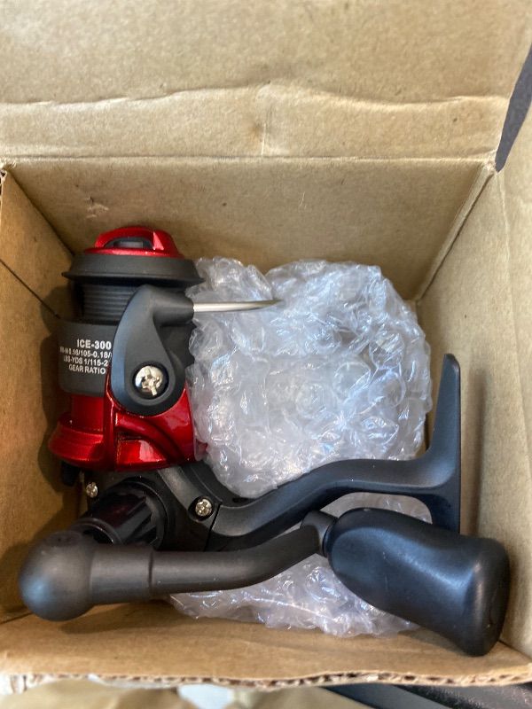 Photo 1 of ***JUST REEL***PLUSINNO Ice Fishing Rod, Ultralight and Sensitive Ice Fishing Rod and Reel Combo, 26"/27"/28" for Trout, Walleye, Perch, Panfish Bluegill Crappie