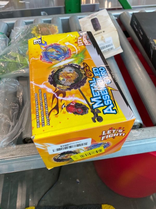 Photo 1 of **UNKNOWN IF MISSING PARTS**
Daoyehsy Bey Battle Top Burst Metal Fusion Attack Set, Battling Tops Launchers Combat Battle Toy with Portable Storage Box Present for Kids (007B)