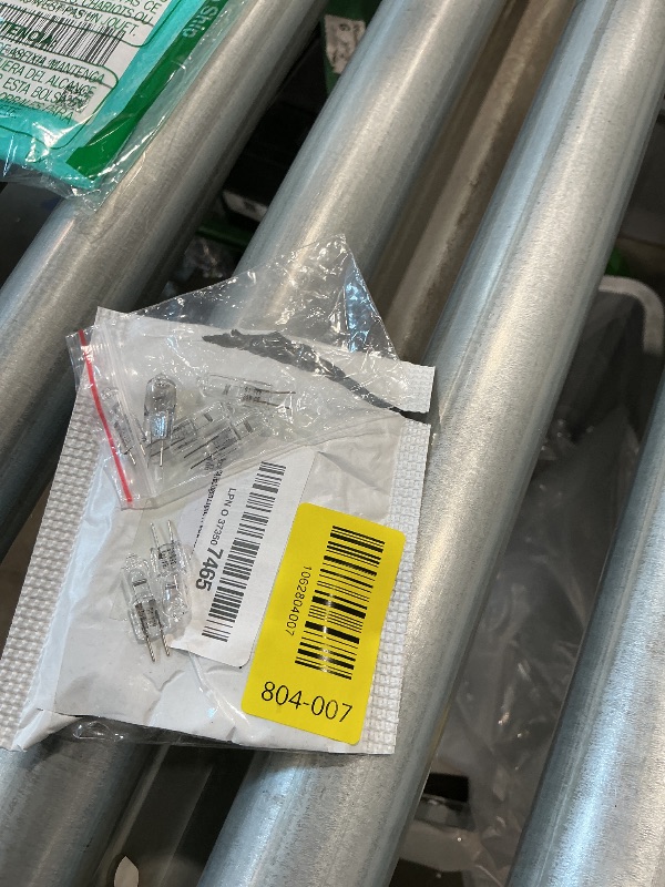 Photo 1 of 10pcs G4 Halogen Light Bulb 35W T3 JC Type Clear 12V AC/DC Bi-Pin Bulb for Landscape Lighting,Accent Track Under Cabinet Puck Light 360° Warm White (watts, 35)