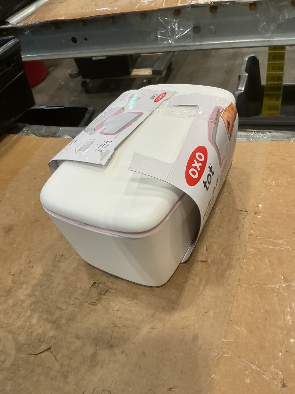 Photo 1 of **Untested**
OXO Tot Perfect Pull Wipes Dispenser - Blossom
