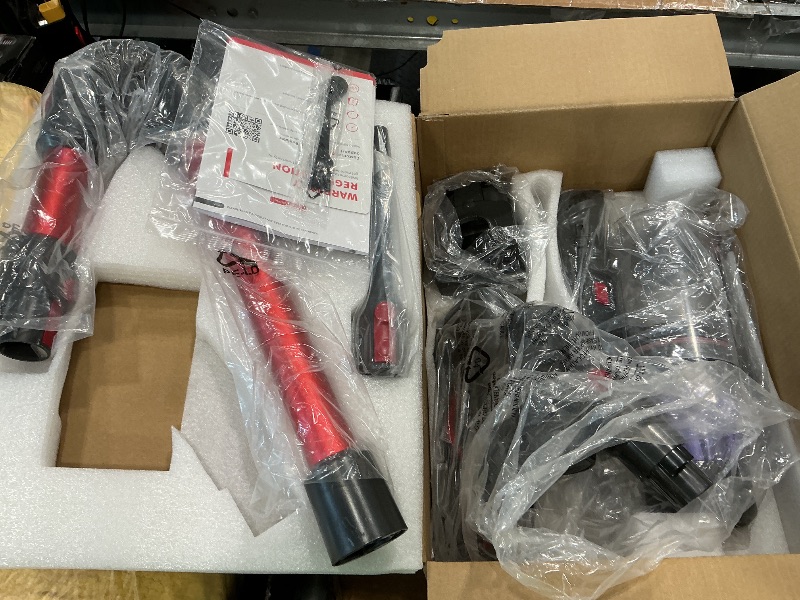 Photo 1 of *MISSING PARTS - see clerk notes*
Ultenic Cordless Vacuum Cleaner, 600W 55Kpa 60Mins Vacuum Cleaners for Home, with 180°Bendable Wand, Anti-Tangle Brush, Charging Dock, Stick Vacuum Cordless for Pet Hair/Carpet/Floor/Car