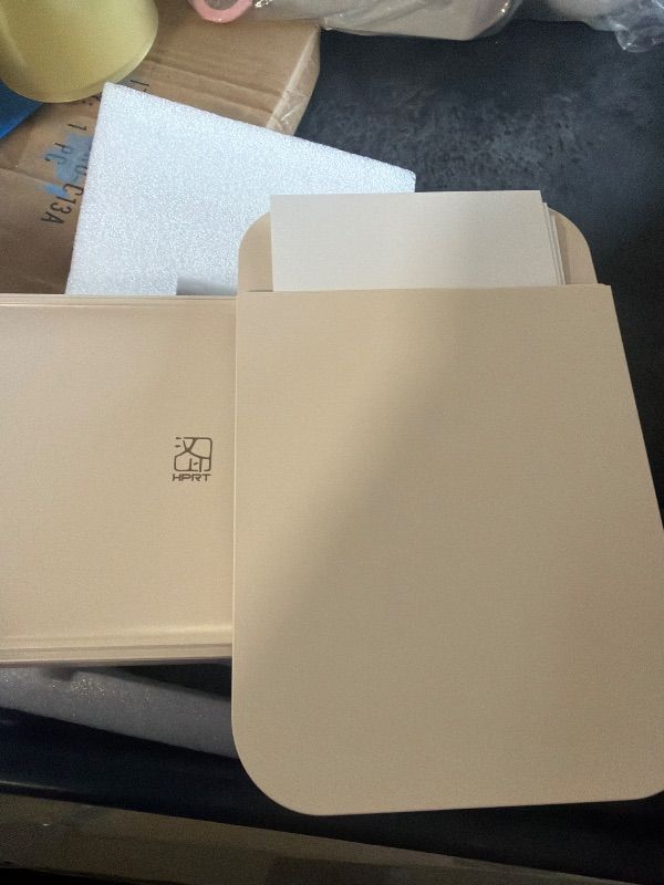 Photo 1 of **UNTESTED**
HPRT CP4100 Photo Printer - Portable 4x6 Bluetooth Instant Picture Printer + 108 Sheets & 2 Ribbon, Wi-Fi, Premium Dye Sublimation - 300 DPI Display Resolution - Editing App for Fun, Creative Photos