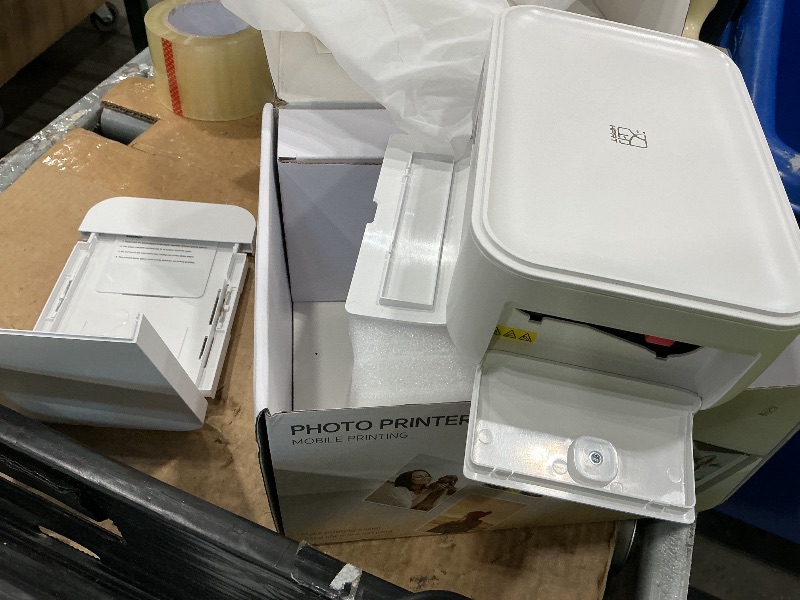 Photo 1 of **UNTESTED**
HPRT CP4100 Photo Printer - Portable 4x6 Bluetooth Instant Picture Printer + 108 Sheets & 2 Ribbon, Wi-Fi, Premium Dye Sublimation - 300 DPI Display Resolution - Editing App for Fun, Creative Photos