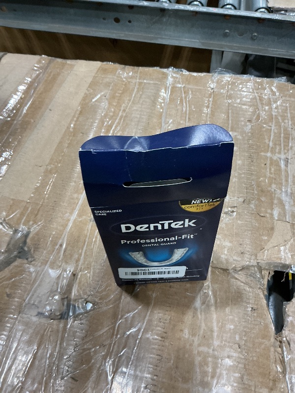 Photo 1 of *MINOR DAMAGE - USED*
DenTek Professional-Fit Dental Guard, Mouth Guard for Grinding Teeth at Night, 1 Count