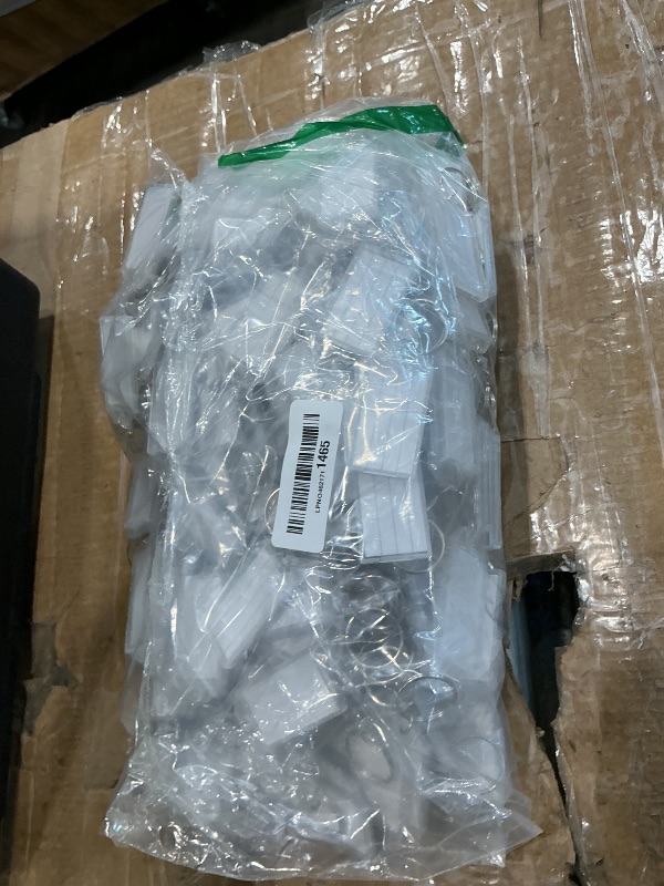 Photo 1 of 100 Pcs Acrylic Photo Frame Keychain Clear Keychain Blanks Picture Insert Keychains with Split Ring for Men Women - Normal