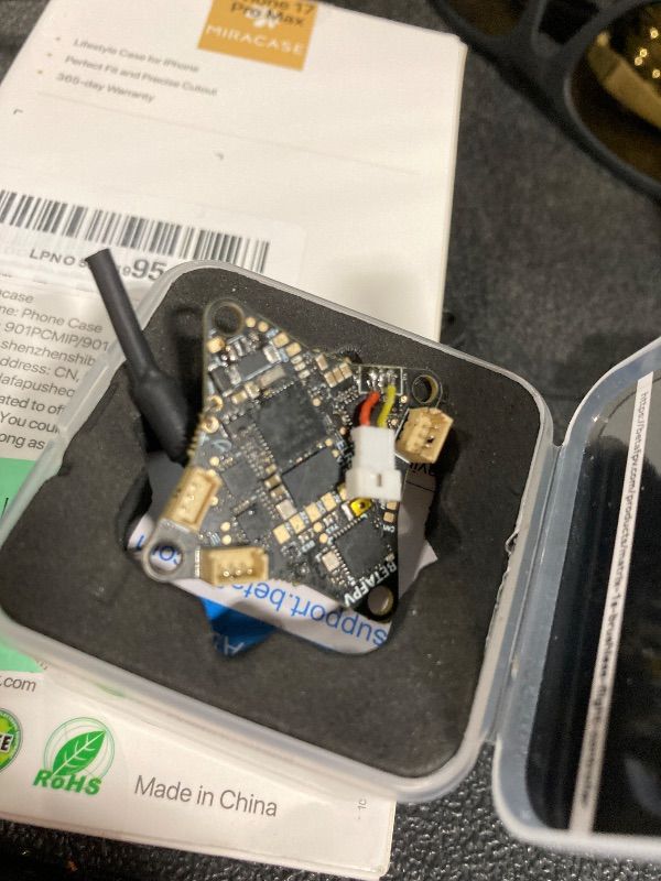 Photo 1 of ***NOT FUNCTIONAL, SELLING FOR PARTS AS IS, FINAL SALE***BETAFPV ELRS Matrix 1S Brushless Flight Controller, Highly Integrated 5IN1 FC Built-in Serial ELRS RX/VTX, with 1.0mm Thick Board, JST1.25 Pin for 1S FPV Racing Whoop Drone Quad like Meteor65/75 Pro