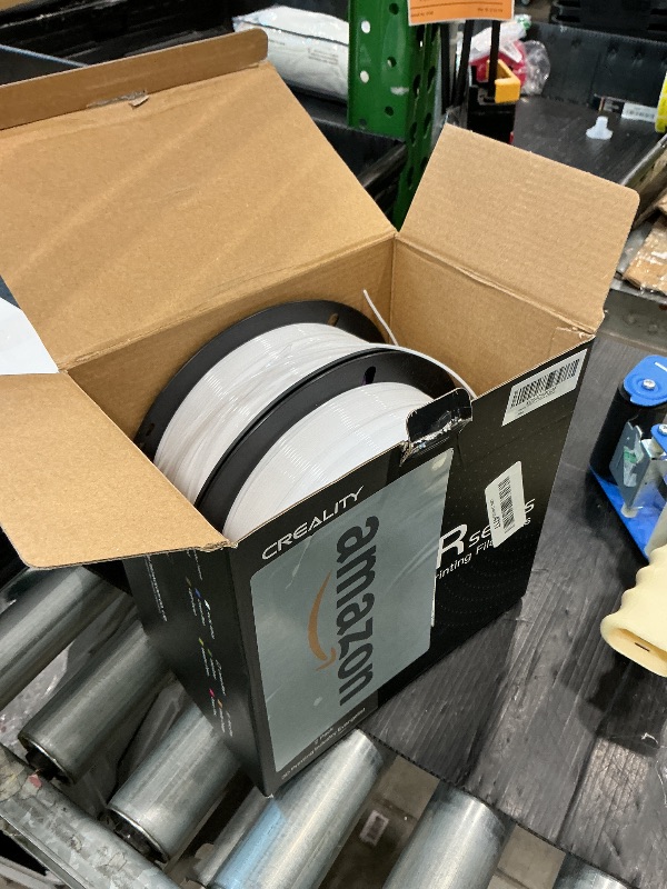 Photo 1 of *MISSING PARTS*
Creality PETG Filament 1.75mm, 3D Printer Filament, Excellent Toughness High Precision, Odorless Non-Toxic Moistureproof, Accuracy +/- 0.02mm, 2 Pack-1kg (White & White)