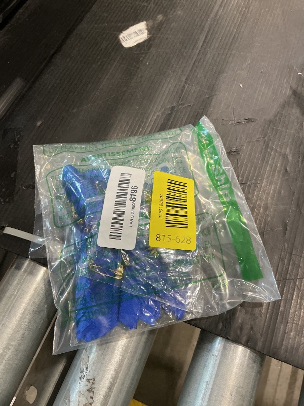 Photo 1 of 100 Pieces Blue Satin Awareness Ribbons with Safety Pins 1.4 x 3 inch