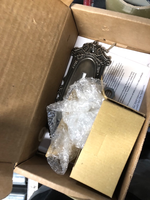 Photo 1 of ****MISSING PARTS (PLATE ONLY)***
Nostalgic Warehouse Victorian Plate with Keyhole & Interior Crystal Door Knob