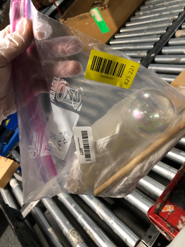 Photo 1 of [3PCS] Light Iridescent Rainbow Gradient Color Clear Glass Self-Watering System Spikes, Automatic Plant Waterer Bulbs