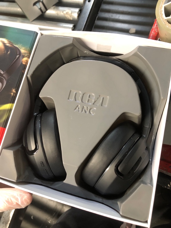 Photo 1 of ***DAMAGED - SEE NOTES/PICTURES***  Active Noise Cancelling Headphones,120H Playtime Bluetooth 6.0 Over Ear Headphones with Hi-Res Audio,5 ENC Mics Clear Call,HiFi Stereo Foldable Wireless Headphone Headset for Travel Office Game