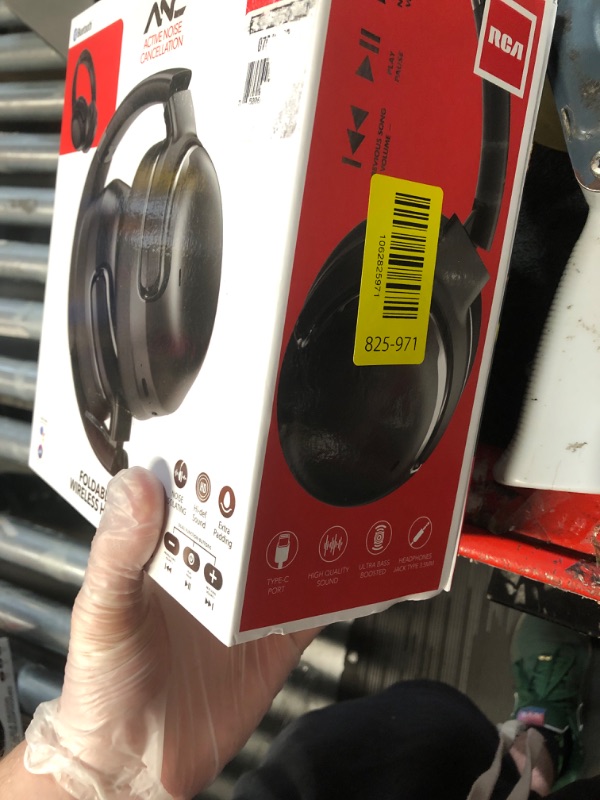 Photo 1 of ***DAMAGED - SEE NOTES/PICTURES***  Active Noise Cancelling Headphones,120H Playtime Bluetooth 6.0 Over Ear Headphones with Hi-Res Audio,5 ENC Mics Clear Call,HiFi Stereo Foldable Wireless Headphone Headset for Travel Office Game